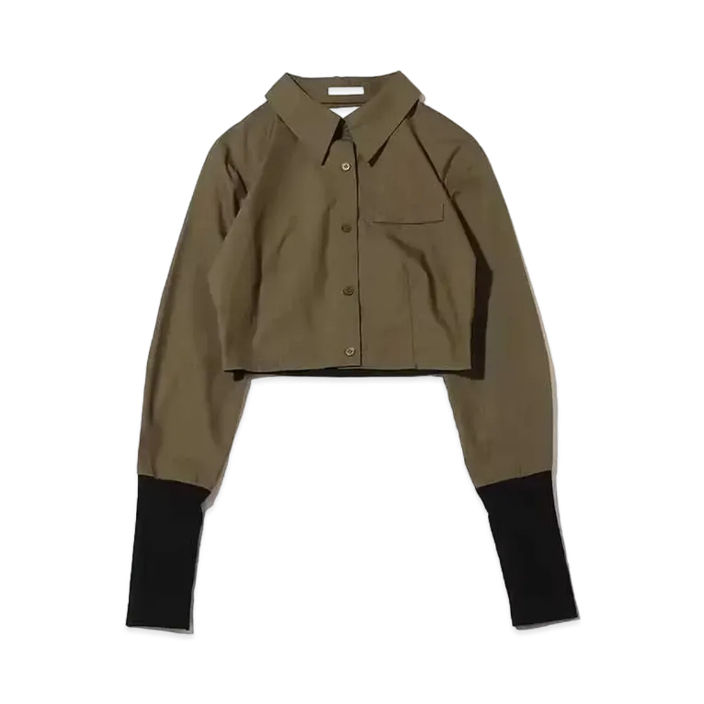 atmos pink Back Open Short Shirt "Khaki"