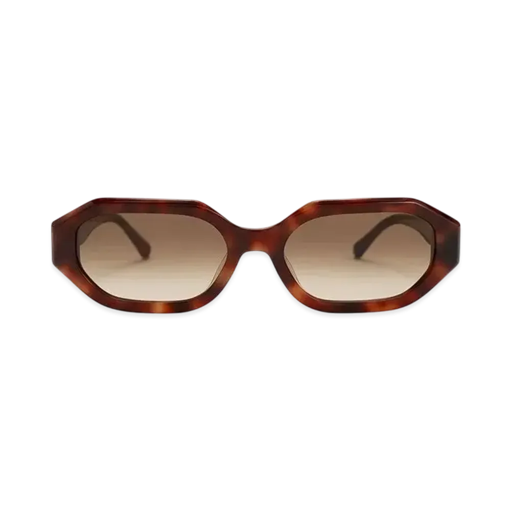 CHARLES & KEITH Gavine Recycled Acetate Oval Sunglasses "T.Shell"