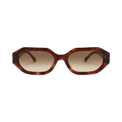 CHARLES & KEITH Gavine Recycled Acetate Oval Sunglasses "T.Shell"