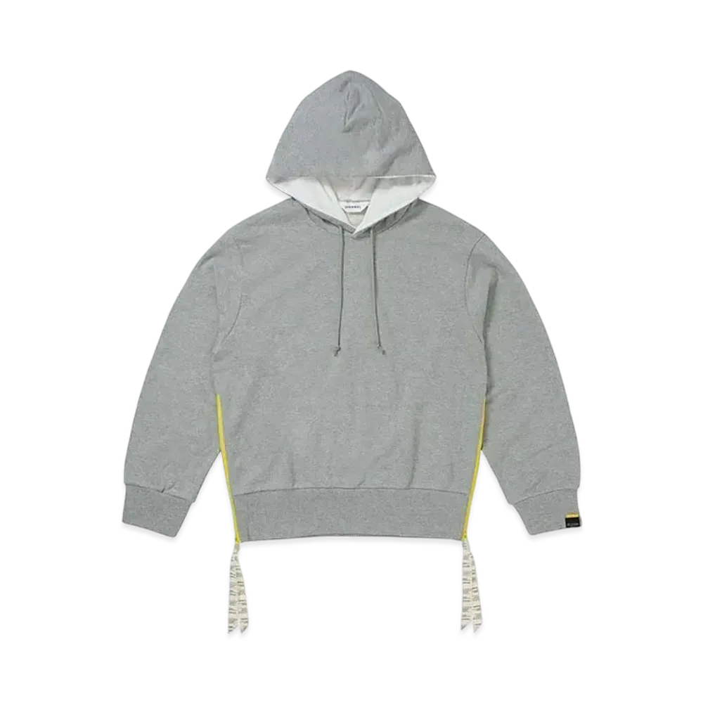 DIGAWEL x PORTER Side Zip Hoodie "Feather Gray"