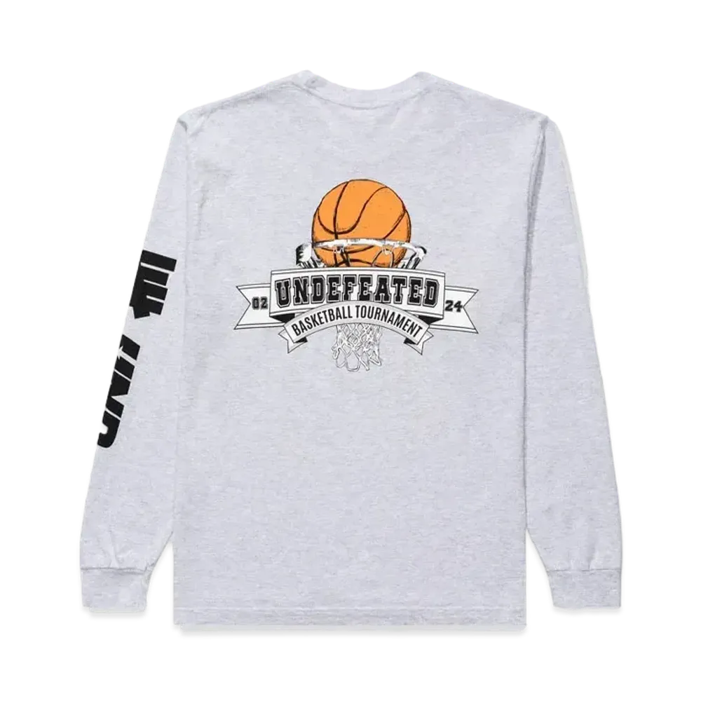 UNDEFEATED Tournament Banner L/S Tee "Gray"