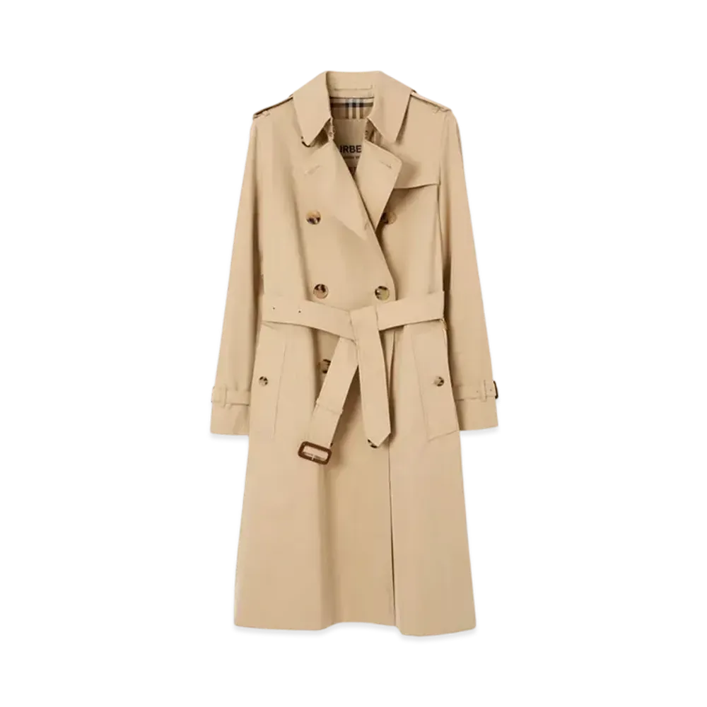 Burberry Long Kensington Heritage Trench Coat "Honey"