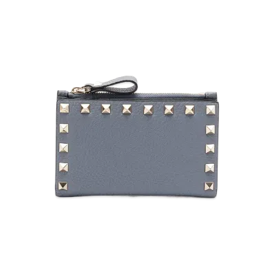 Valentino Women's Rockstud Coin Purse "Gray"