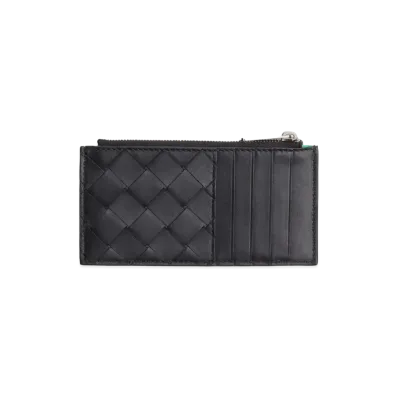Bottega Veneta Zipped Card Holder "Fondant"