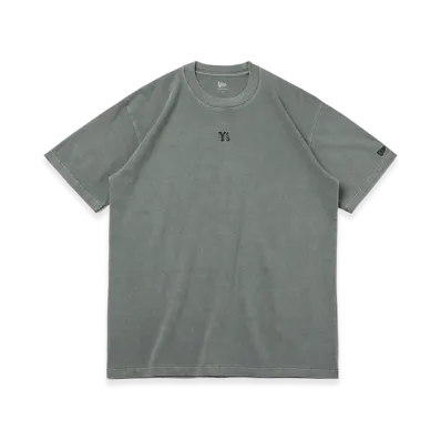 NEW ERA x Y's Short Sleeve Garment Dye Cotton T-Shirt FW26 "Charcoal"