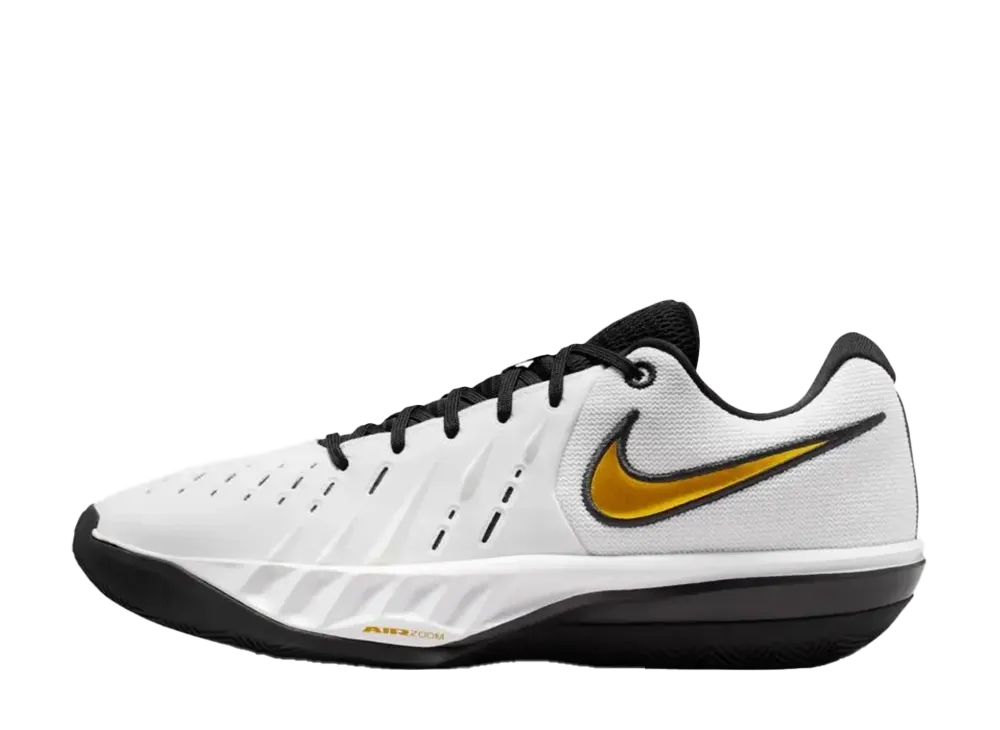 Nike Air Zoom GT Cut Academy 2 "White/Black/Metallic Gold"