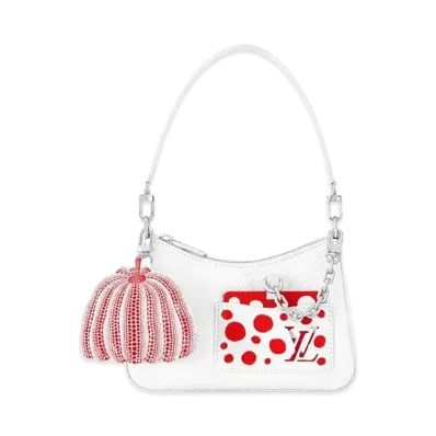 Louis Vuitton x Yayoi Kusama Marellini Epi Leather Infinity Dots "Blanc/Rouge"