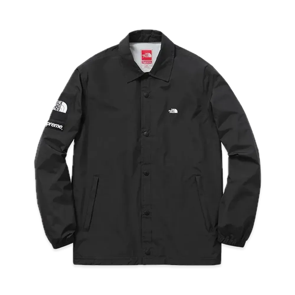 Supreme x The North Face 2015SS Packable Waterproof Coaches Jacket "Black"