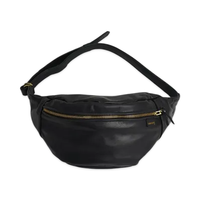 VANSON Leather Pouch Large Fanny Pack "Black"