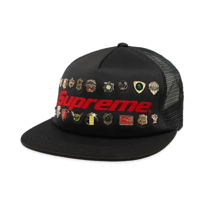 Supreme Pins Mesh Back 5-Panel "Black"