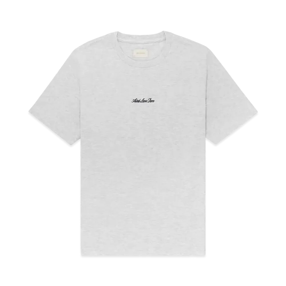 Aime Leon Dore Embroidered Logo Tee "Gray"