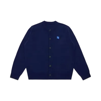 ADERERROR Tag Cardigan 02 "Navy"