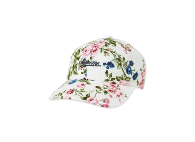 Supreme Floral Flannel 6-Panel "White"