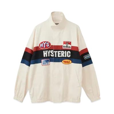 HYSTERIC GLAMOUR Hysteric Racing Jacket "White"