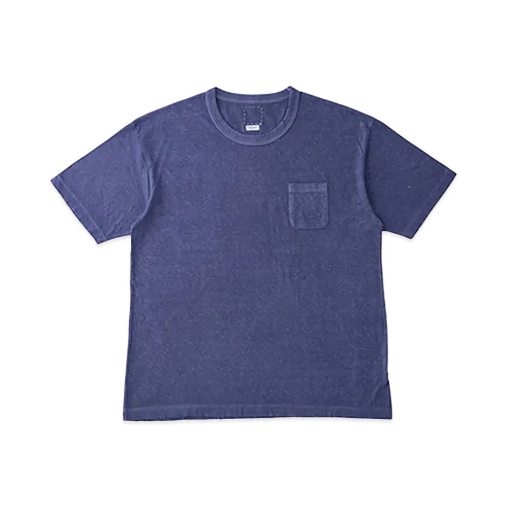 visvim JUMBO TEE S/S (UNEVEN DYE) "Navy"