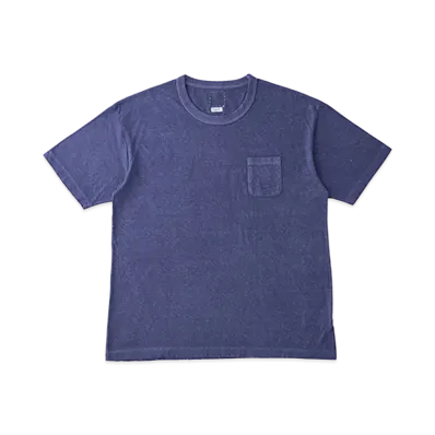 visvim JUMBO TEE S/S (UNEVEN DYE) "Navy"