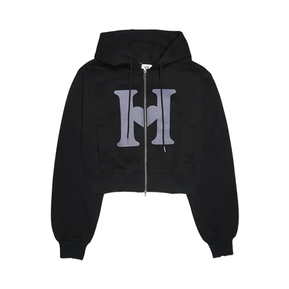 HTH H Logo Zip Hoodie "BLACK"