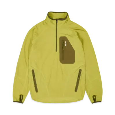 PALACE Run It 1/2 Zip Thermal Track Jacket "The Deep Green"
