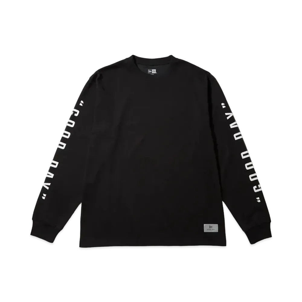 NEW ERA Angler Collection New Era Outdoor Long Sleeve Oversized Performance T-Shirt Good Day "Black"