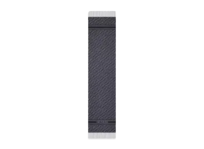 Dior Oblique Scarf Cashmere and Wool "Navy Blue"