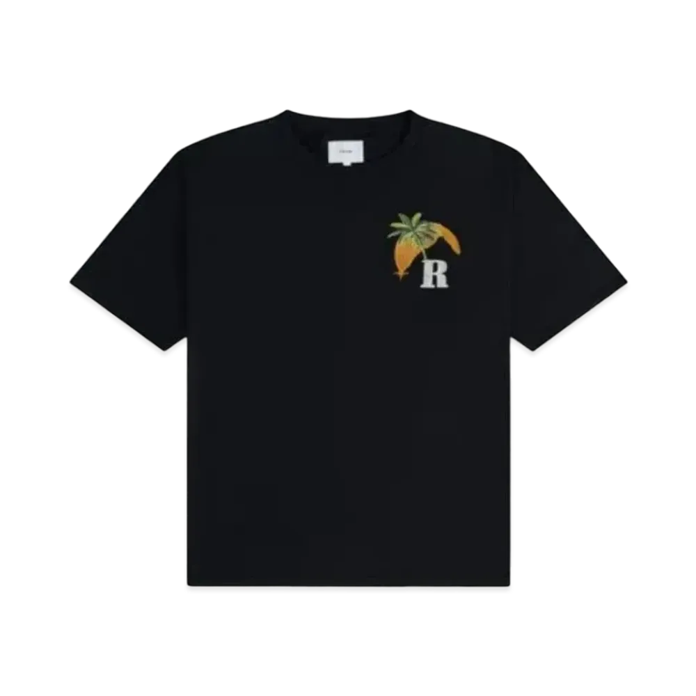 RHUDE Miami Gp Moonlight Tee "Black"