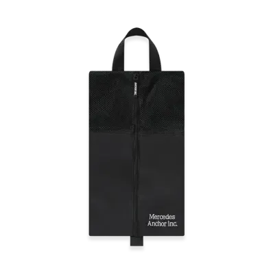 Mercedes Anchor inc. Mesh Gym Shoes Bag "Black"