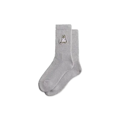Kith Kithmas Polar Bear Socks "Heather Grey"