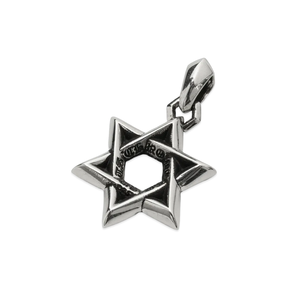 Chrome Hearts Small Star of David Pendant "Silver"