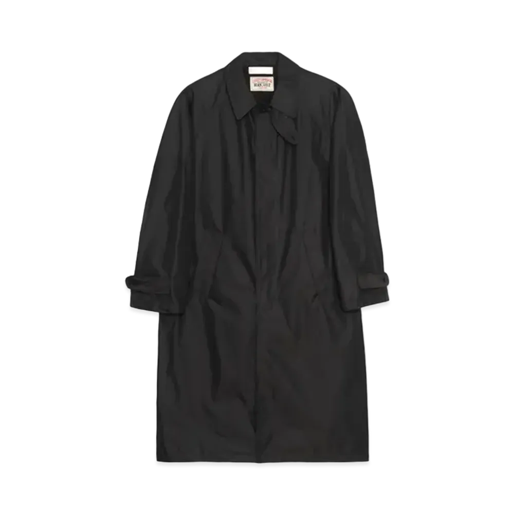 Stussy x Our Legacy Work Shop Raglan Car Coat "Soot Black Solaro"