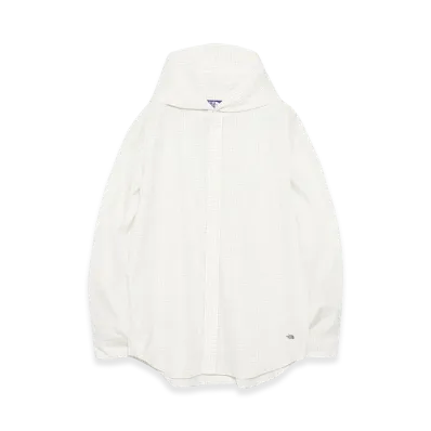 The North Face Purple Label Graph Check Mountain Hooded Shirt "Stone"