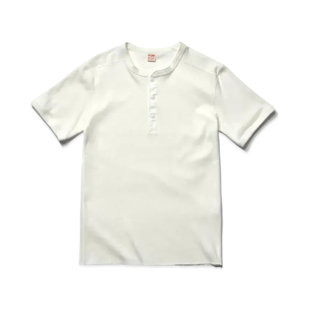 THE REAL McCOY'S Union Henley Undershirt S/S "White"
