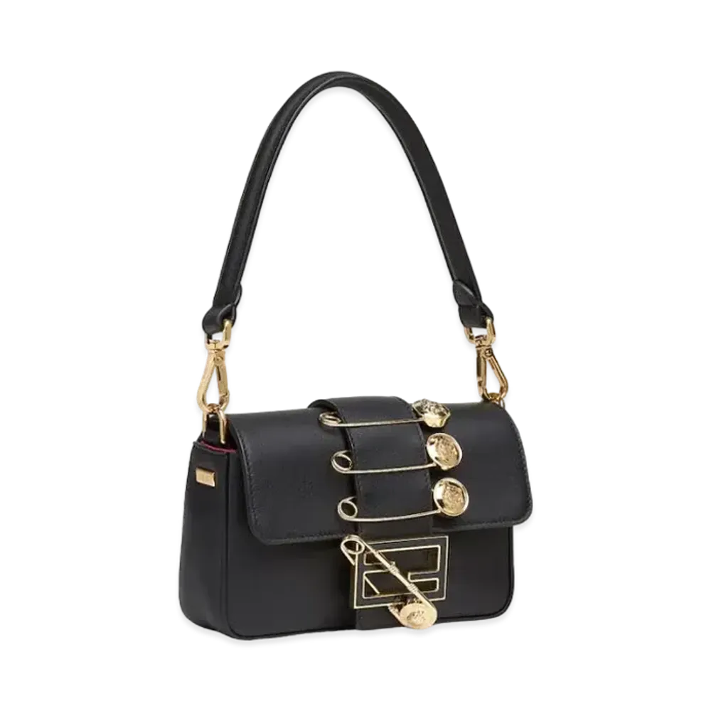FENDI x Versace Fendace Black Leather Bag "Black"
