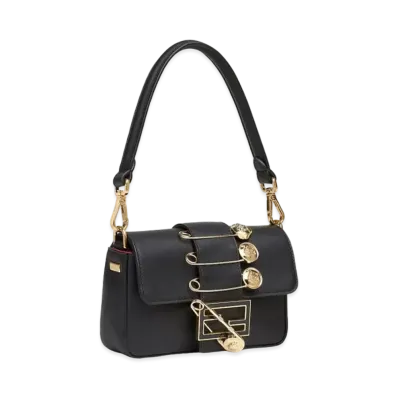 FENDI x Versace Fendace Black Leather Bag "Black"