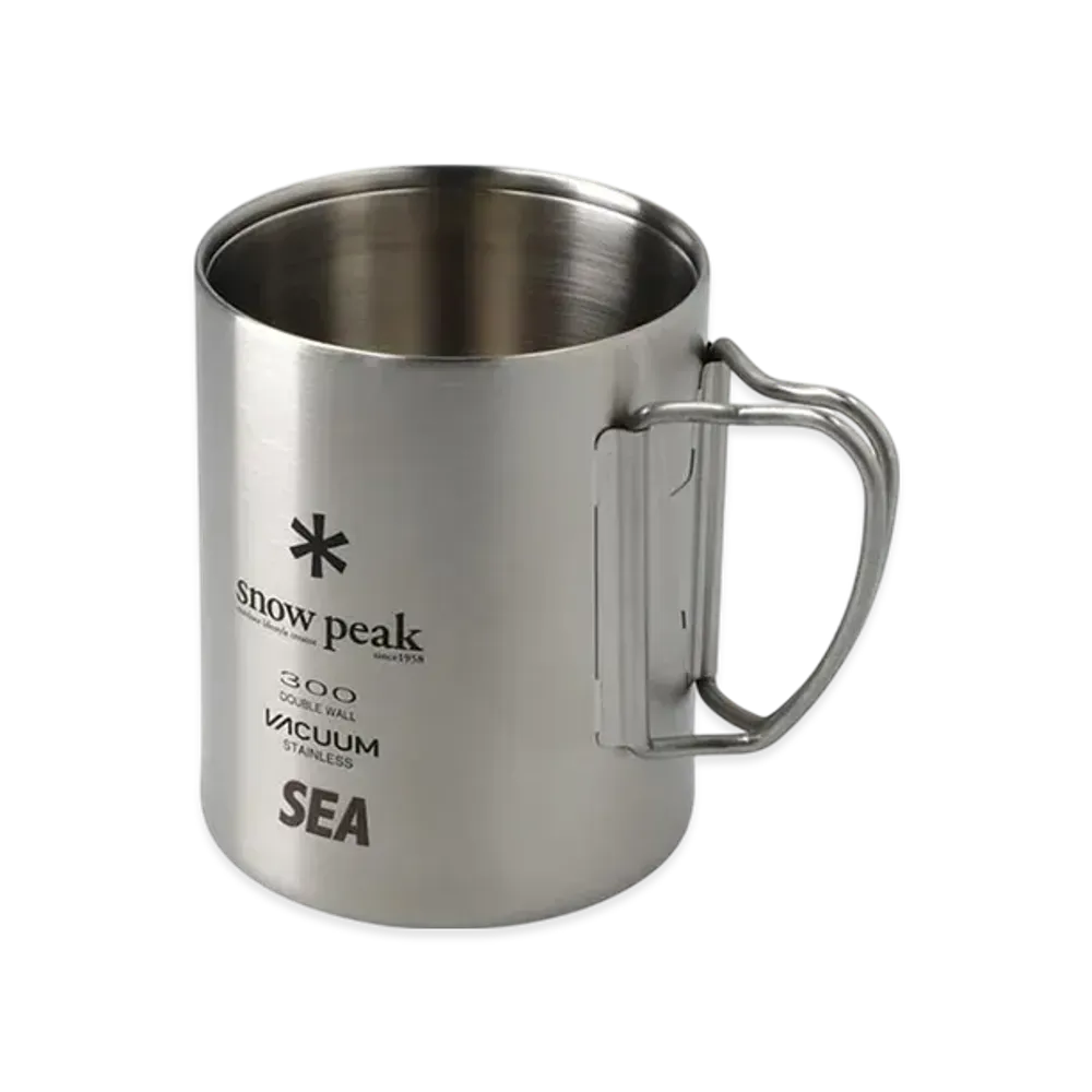 Snow Peak x WIND AND SEA Stainless Vacuum Mug (300ML) One "Silver"