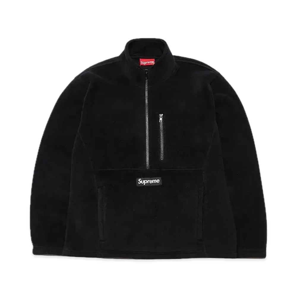 Supreme Polartec Half Zip Pullover "Black"