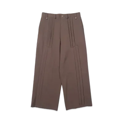 F/CE. Deformation Pleats Wide Trousers "Brown"