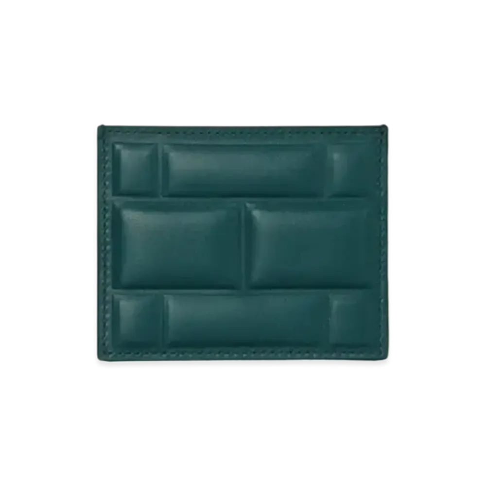Bottega Veneta Padded Lambskin Calfskin Card Case "Ottanio"