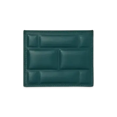 Bottega Veneta Padded Lambskin Calfskin Card Case "Ottanio"