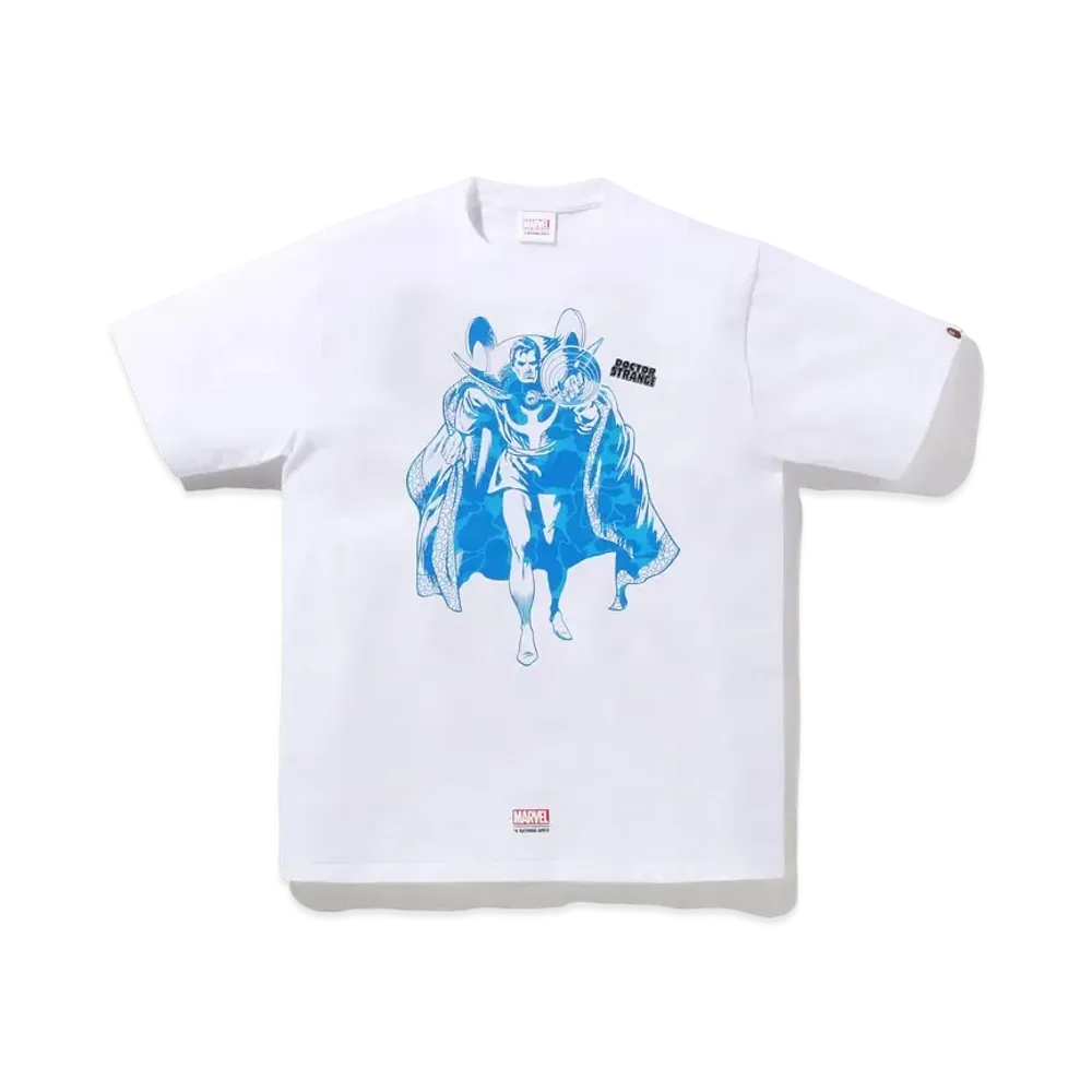 A BATHING APE x MARVEL DR. STRANGE TEE "White"