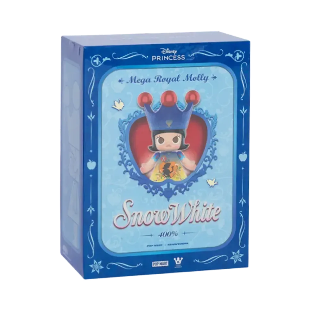 POP MART "MEGA COLLECTIONS" MEGA ROYAL MOLLY 400% Snow White