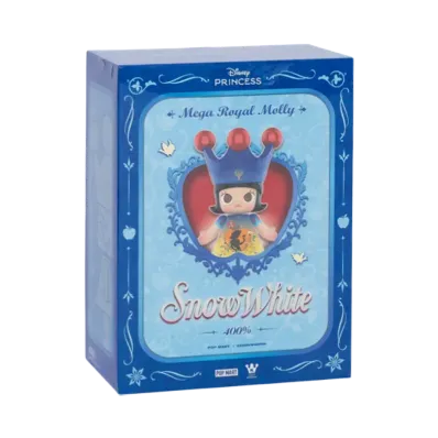 POP MART "MEGA COLLECTIONS" MEGA ROYAL MOLLY 400% Snow White