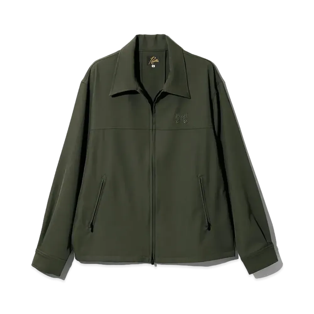 Needles Sport Jacket PE/R/PU Cavalry Twill "Khaki"