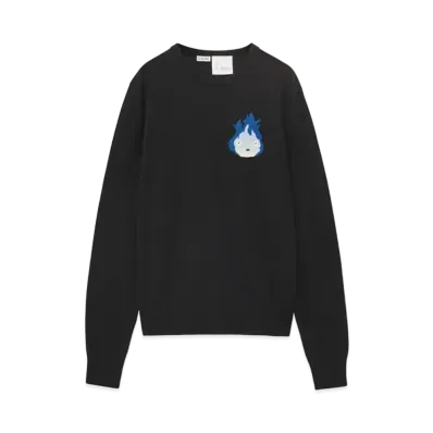 LOEWE x Howl's Moving Castle Calcifer Sweater In Wool "Black"