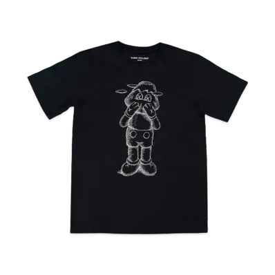 KAWS HOLIDAY Japan Sketch T-Shirt "Black"