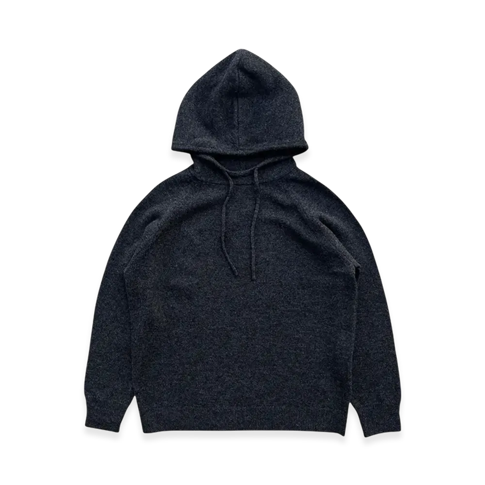 Creek Angler's Device Knit Hoodie "Charcoal Grey"