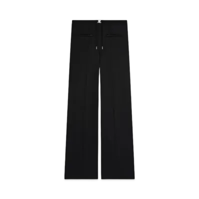 Courreges Interlock Tracksuit Baggy Pants "Black"