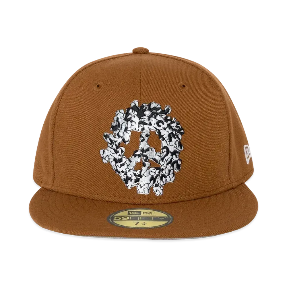 NEW ERA x Denim Tears Cotton Peace New Era Hat "Brown"