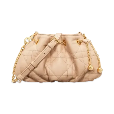 Dior Small Dior Ammi Bag Supple Macro Cannage Lambskin "Sand Pink"