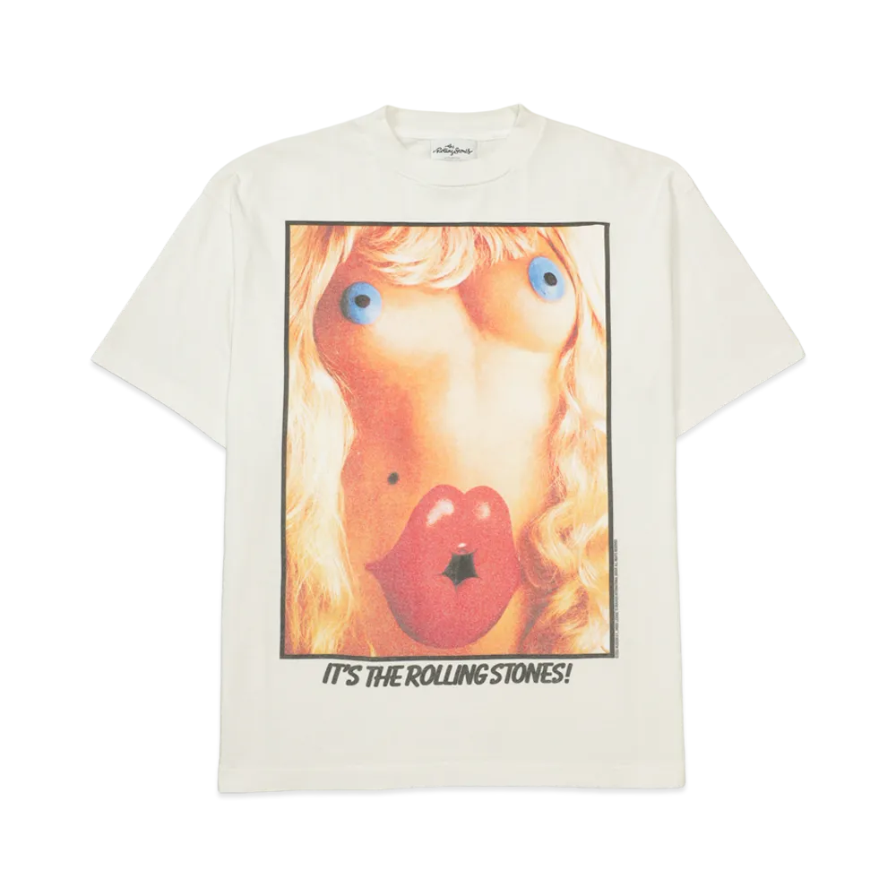 SAINT Mxxxxxx x The Rolling Stones TRS SS T-Shirt Body "White"