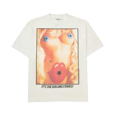 SAINT Mxxxxxx x The Rolling Stones TRS SS T-Shirt Body "White"